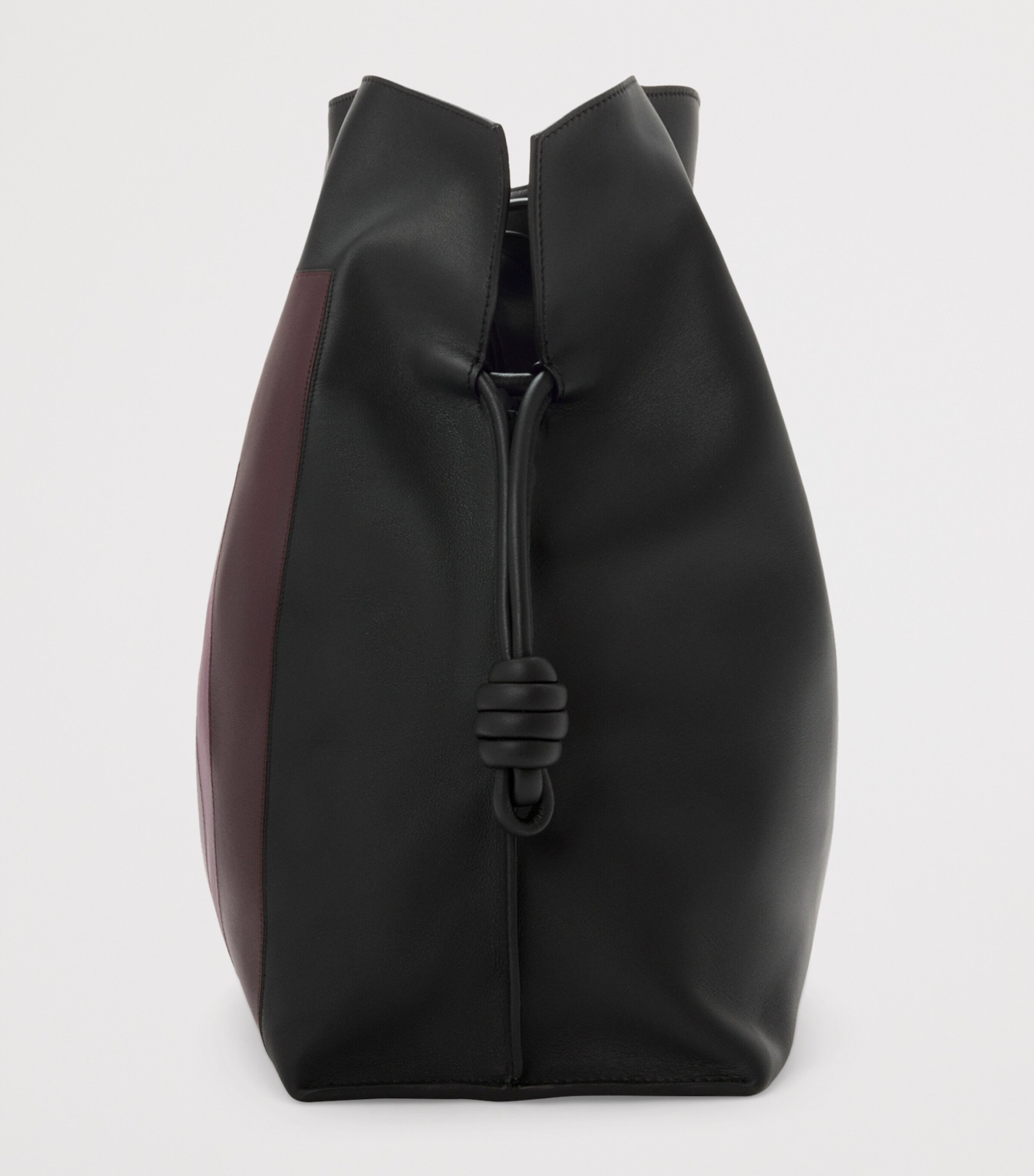 LOEWE x Albers Leather Flamenco Purse Black/burgundy Image 4