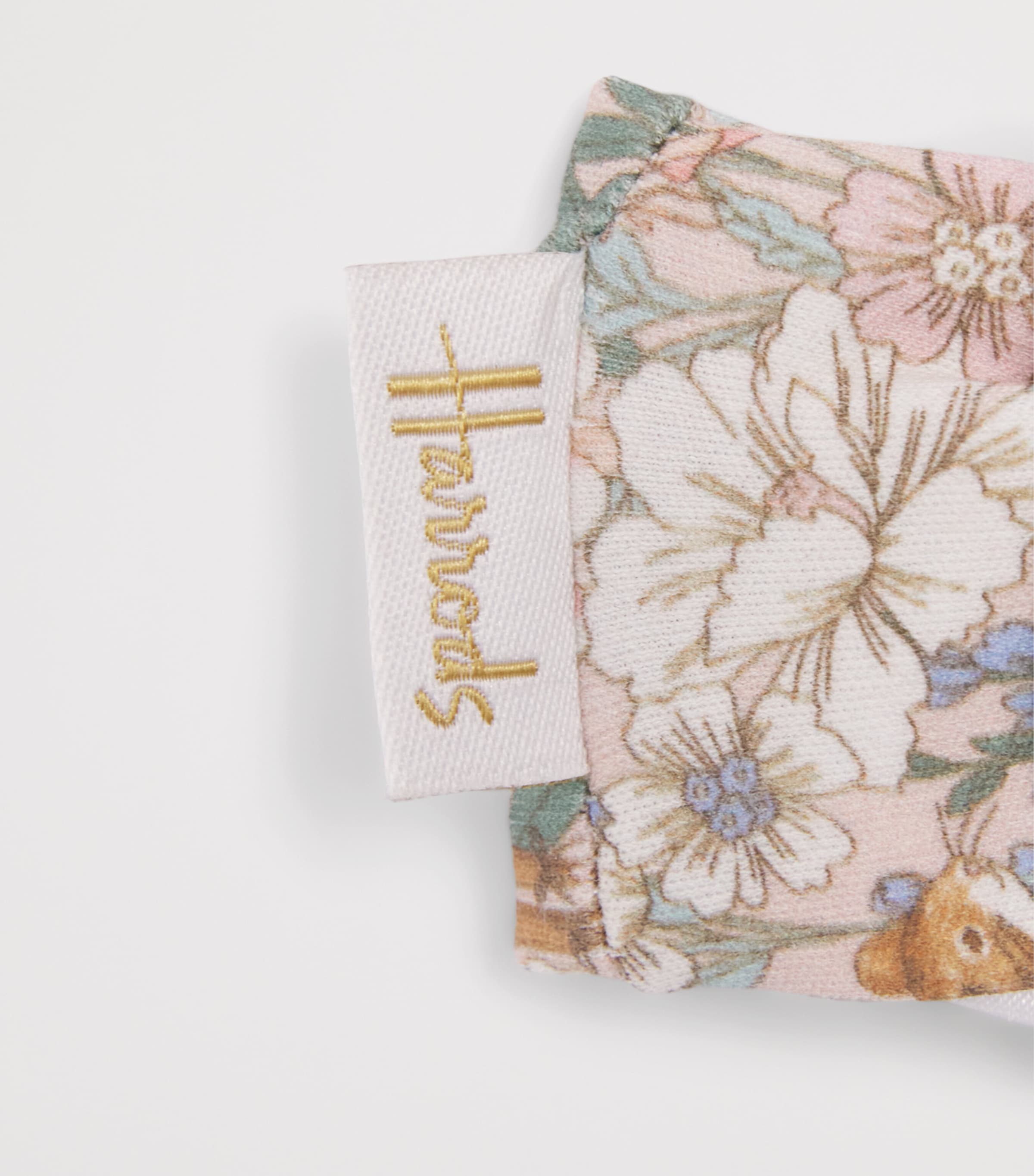 Harrods Floral Bow Headband Pink Image 4