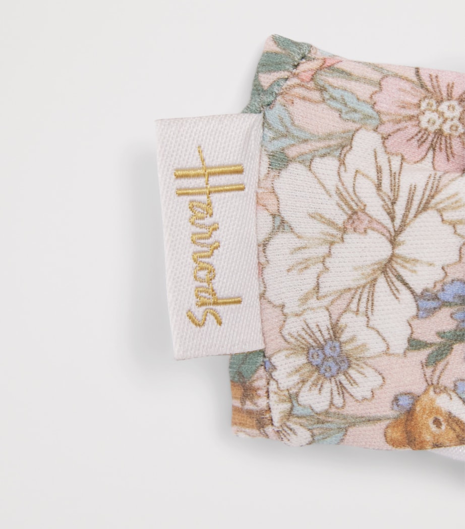 Harrods Floral Bow Headband Pink Image 4