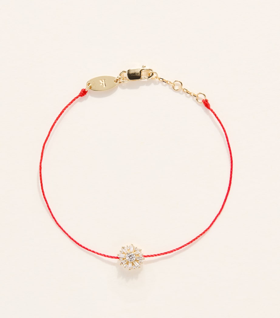 Redline Yellow Gold and Diamond Sol Soleil Bracelet Red Image 1