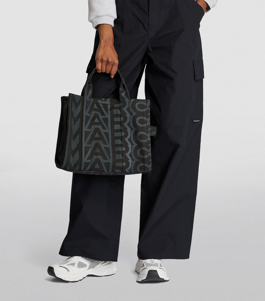 The Marc Jacobs Medium The Monogram Tote Bag 002 BLACK MLTI Image 5