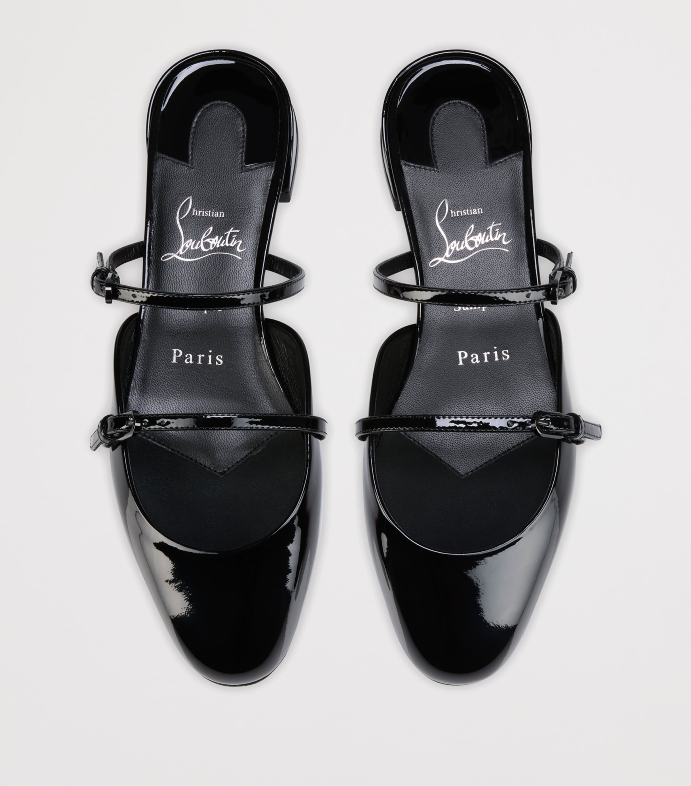 Jane Nina Patent Leather Flat Mules B439 Image 5