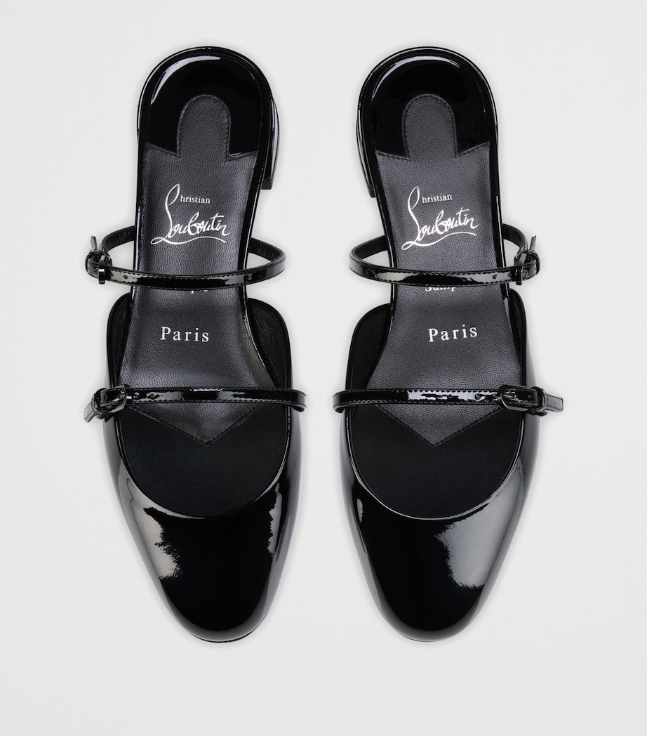 Jane Nina Patent Leather Flat Mules B439 Image 5