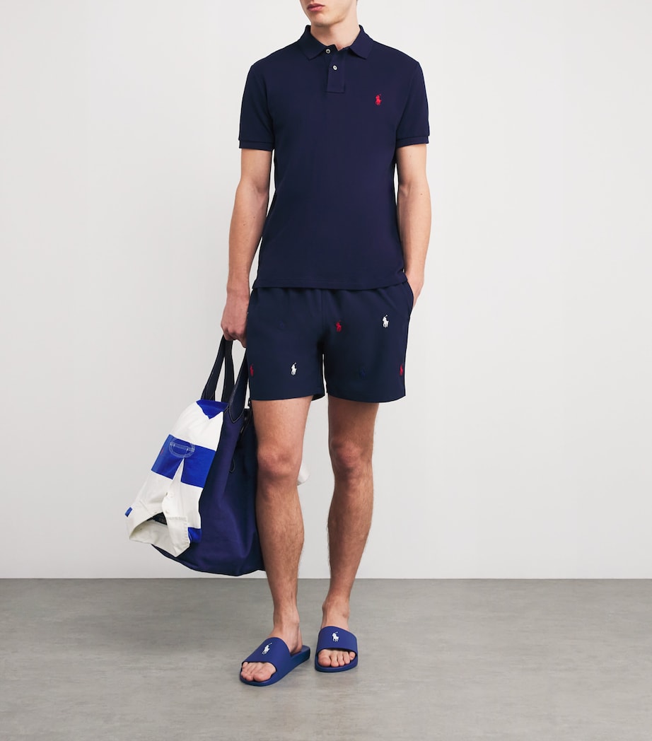 Polo Pony Slides BRIGHT PURPLE Image 5