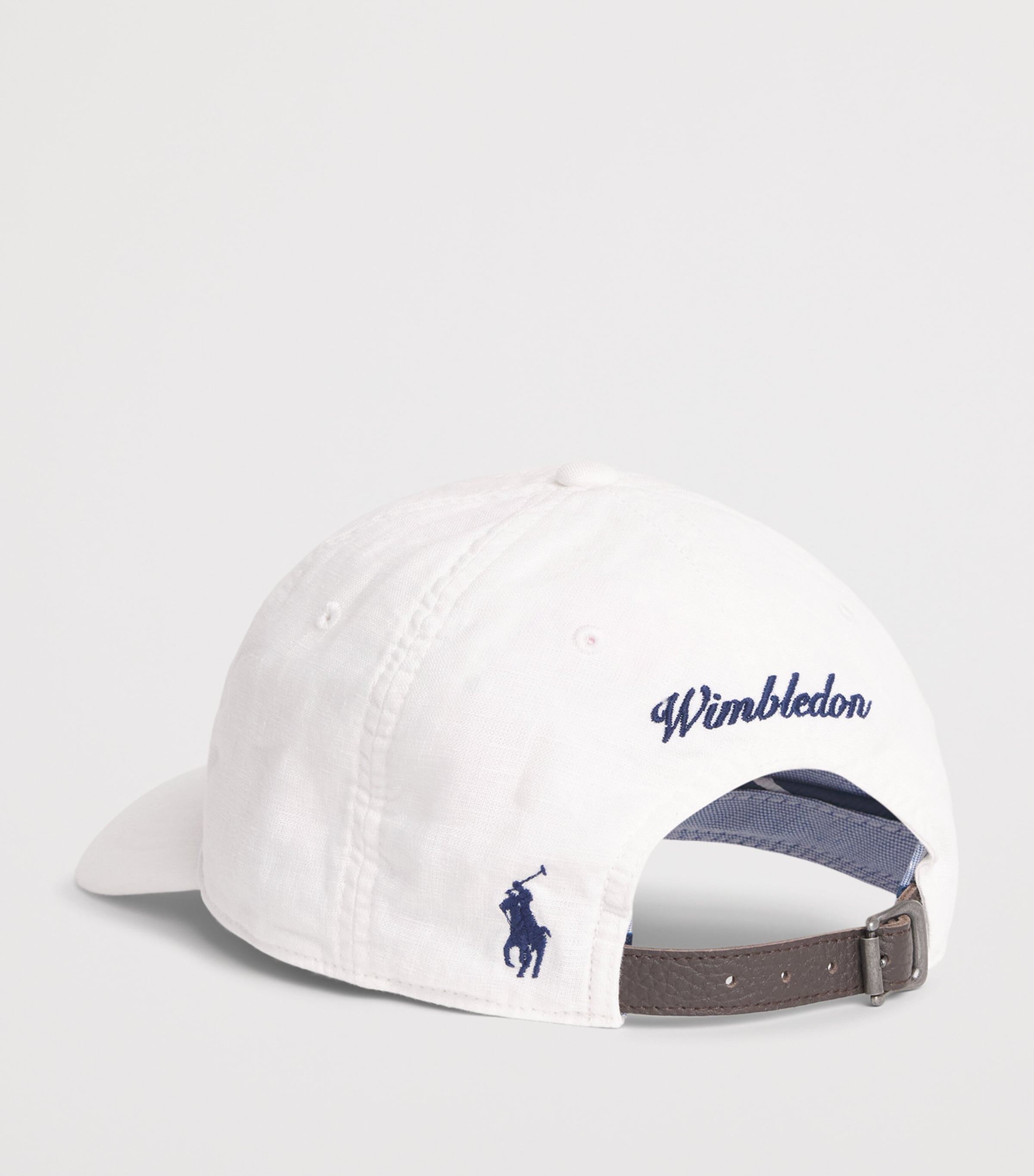 Polo Ralph Lauren x Wimbledon Linen Logo Cap Ceramic White Image 3