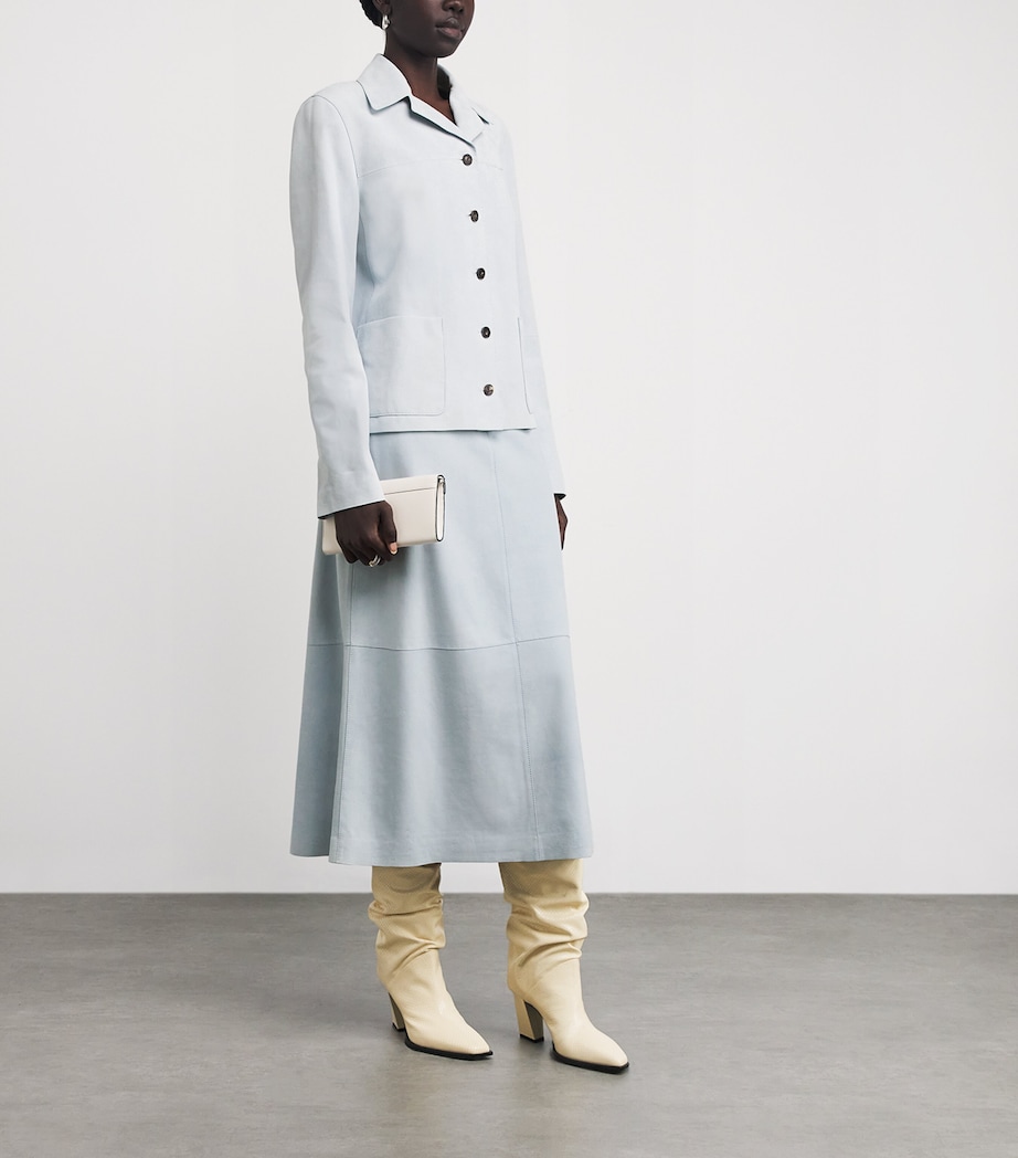 Suede Jacket GLACIER BLUE Image 2