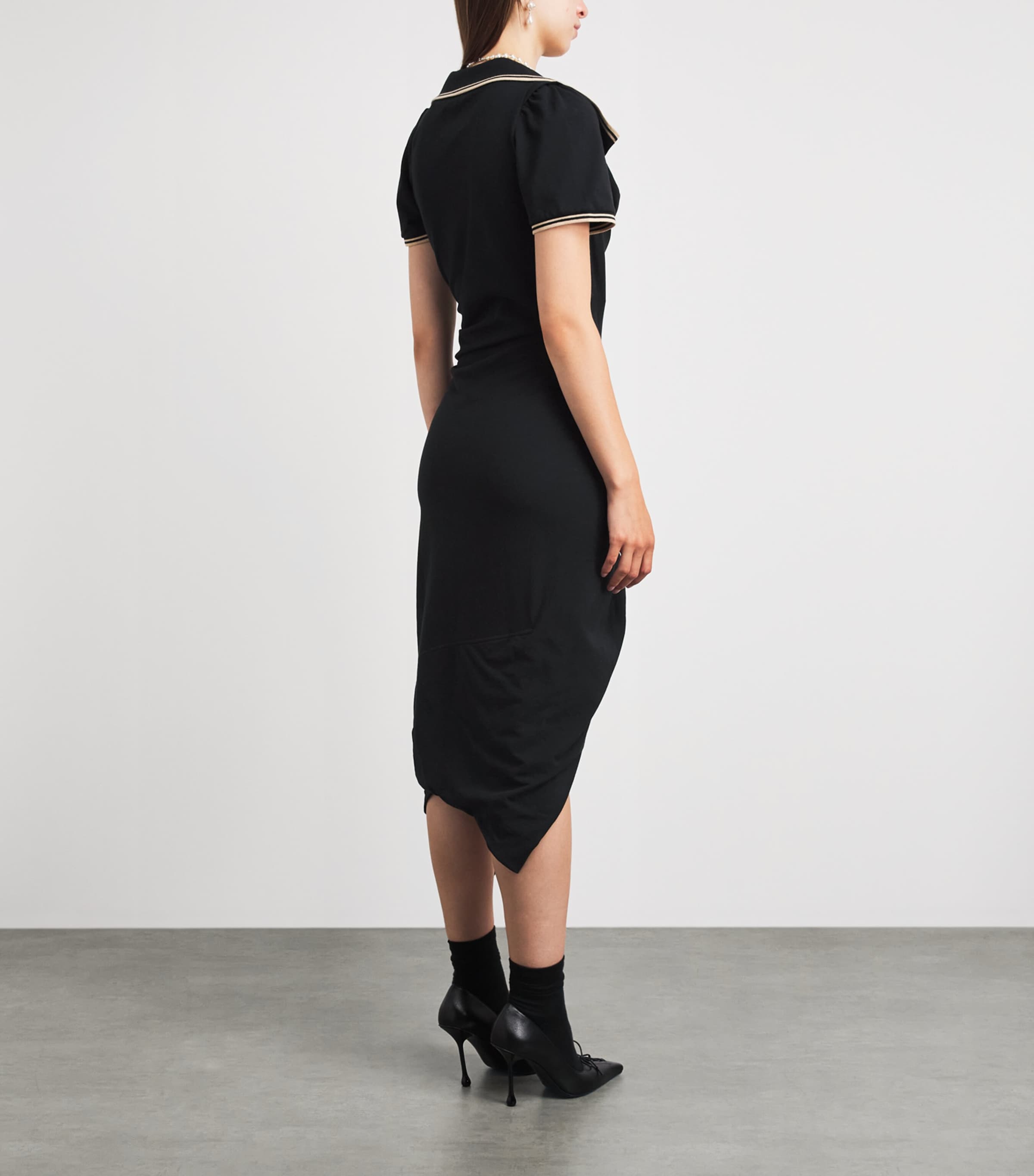 Vivienne Westwood Womens Monday Midi Dress Black Image 4