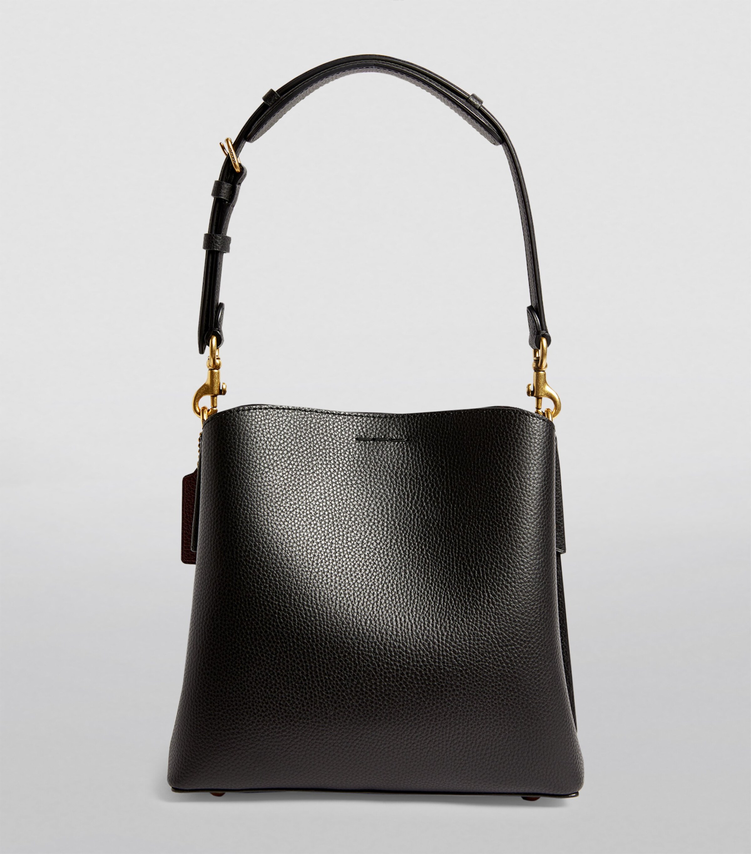 Coach Leather Willow Bucket Bag Black Image 4