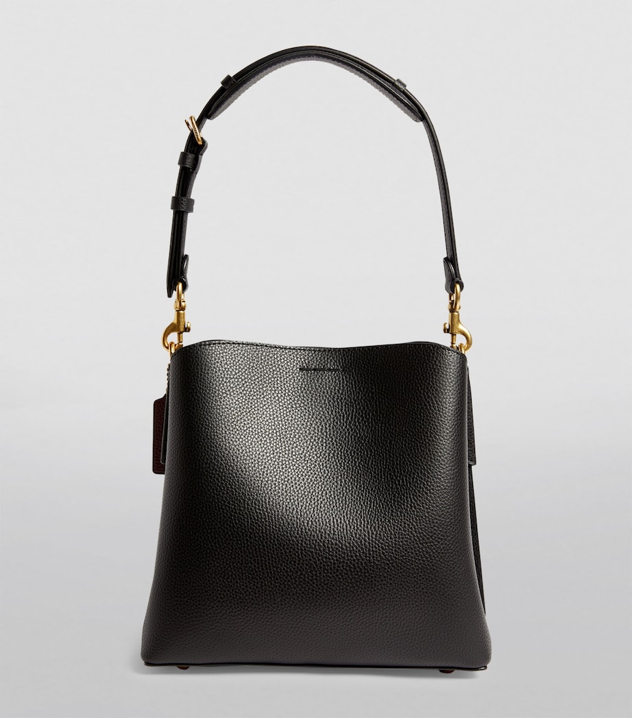 Coach Leather Willow Bucket Bag Black Image 4