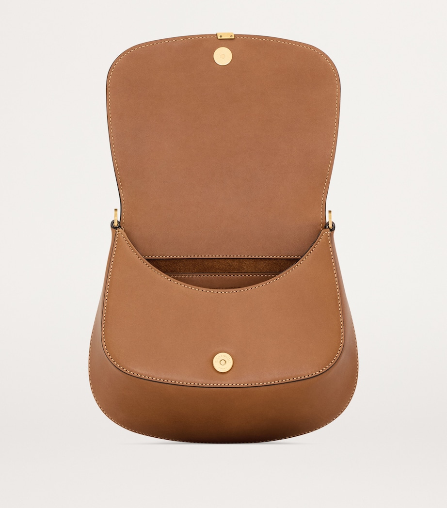 Saint Laurent Leather Voltaire Top-Handle Bag Image 4