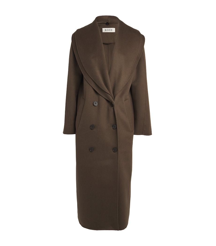 Wool Double-Faced Pea Coat 243_400 TAUPE Image 1