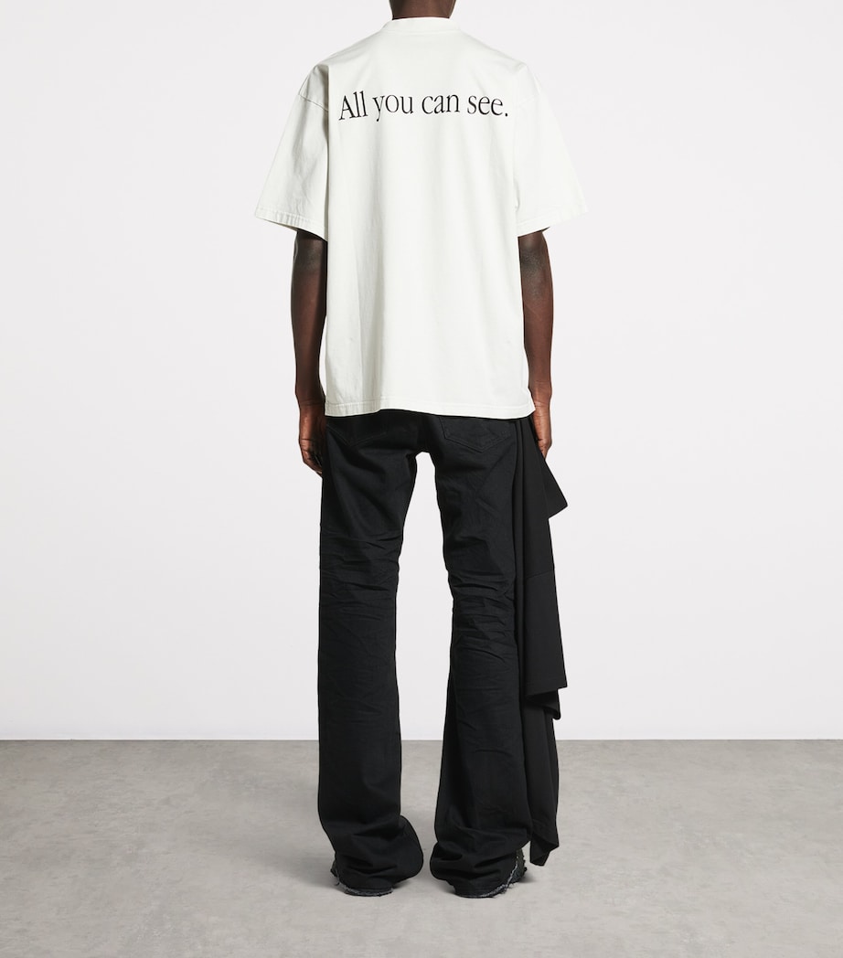 Balenciaga Mens Cotton 360 Sunglasses T-Shirt Image 4