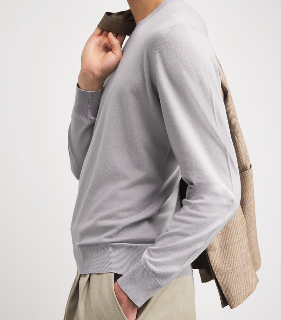 Kid Wool Sweater 11312 FOG Image 3