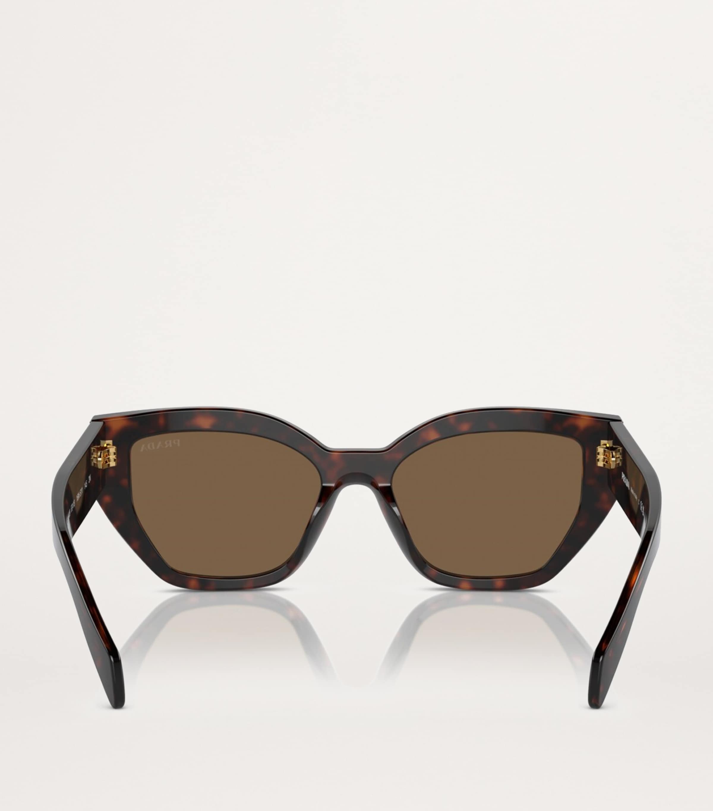 Tortoiseshell Geometric Sunglasses 16N5Y1 Image 4