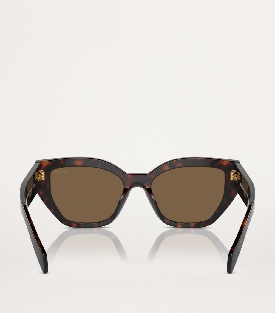 Tortoiseshell Geometric Sunglasses 16N5Y1 Image 4
