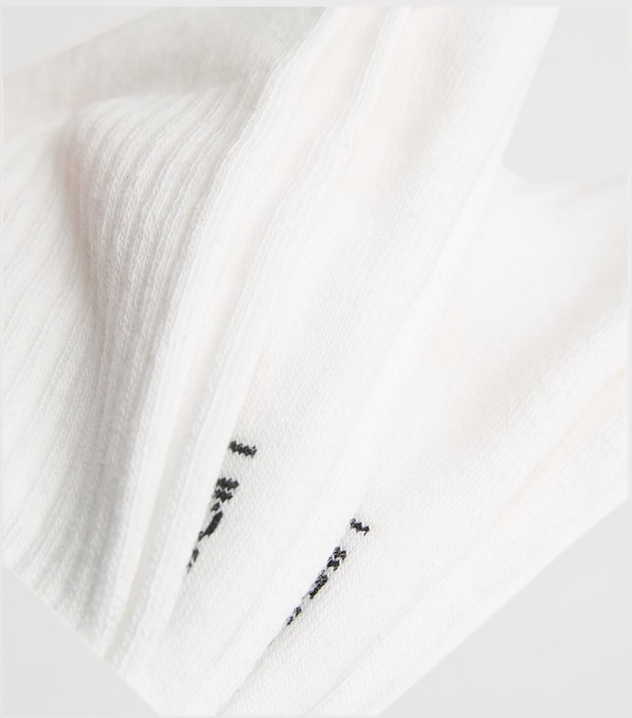Ribbed Socks (Pack of 2) 002 WHITE Image 2