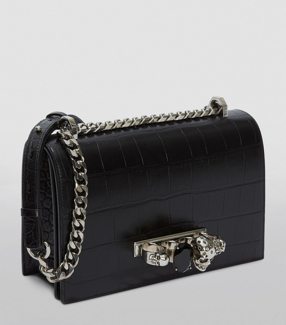 Leather Jewelled Satchel 1001 Image 2