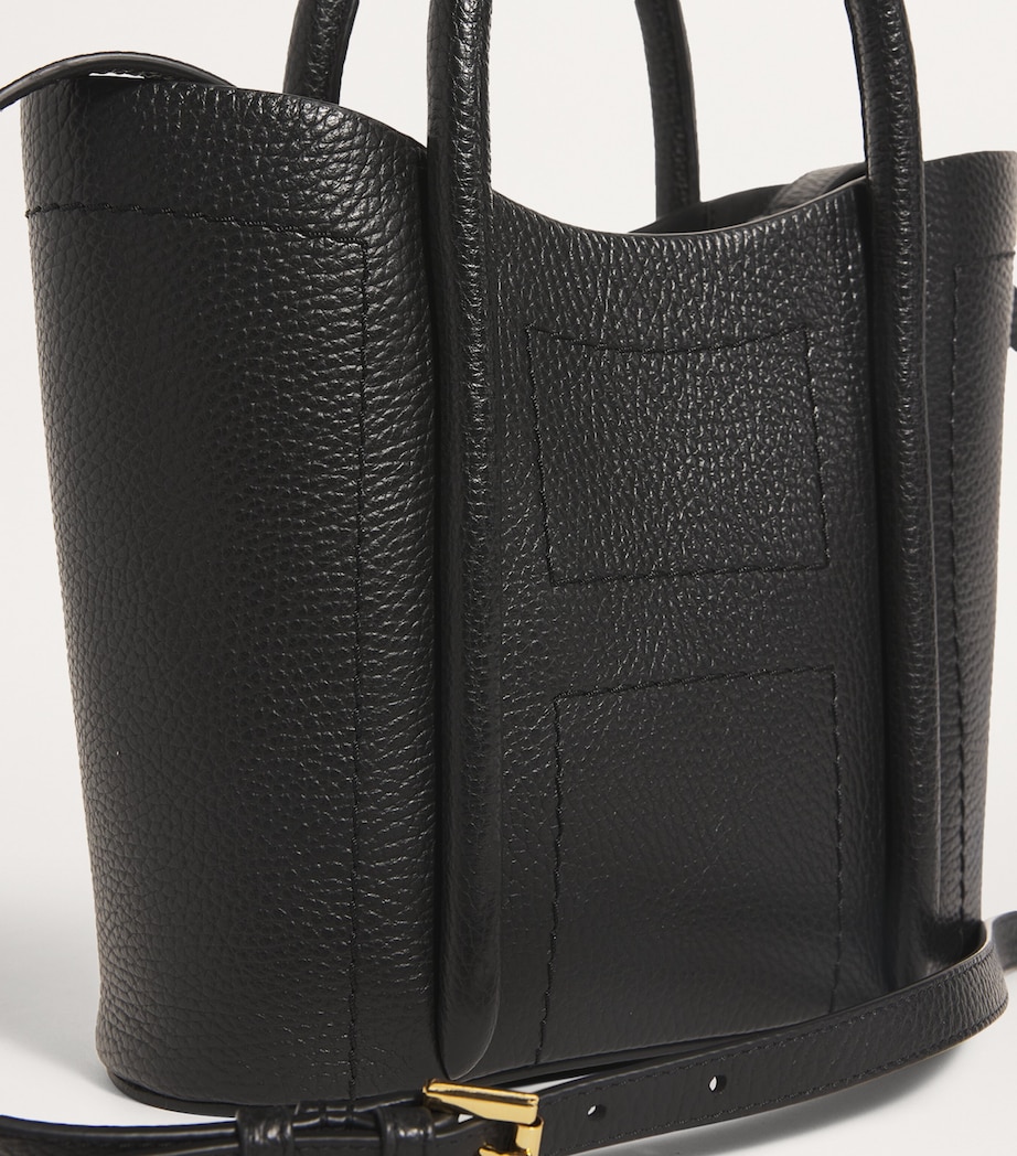 Grab Leather Rope Tote Bag BLACK Image 6