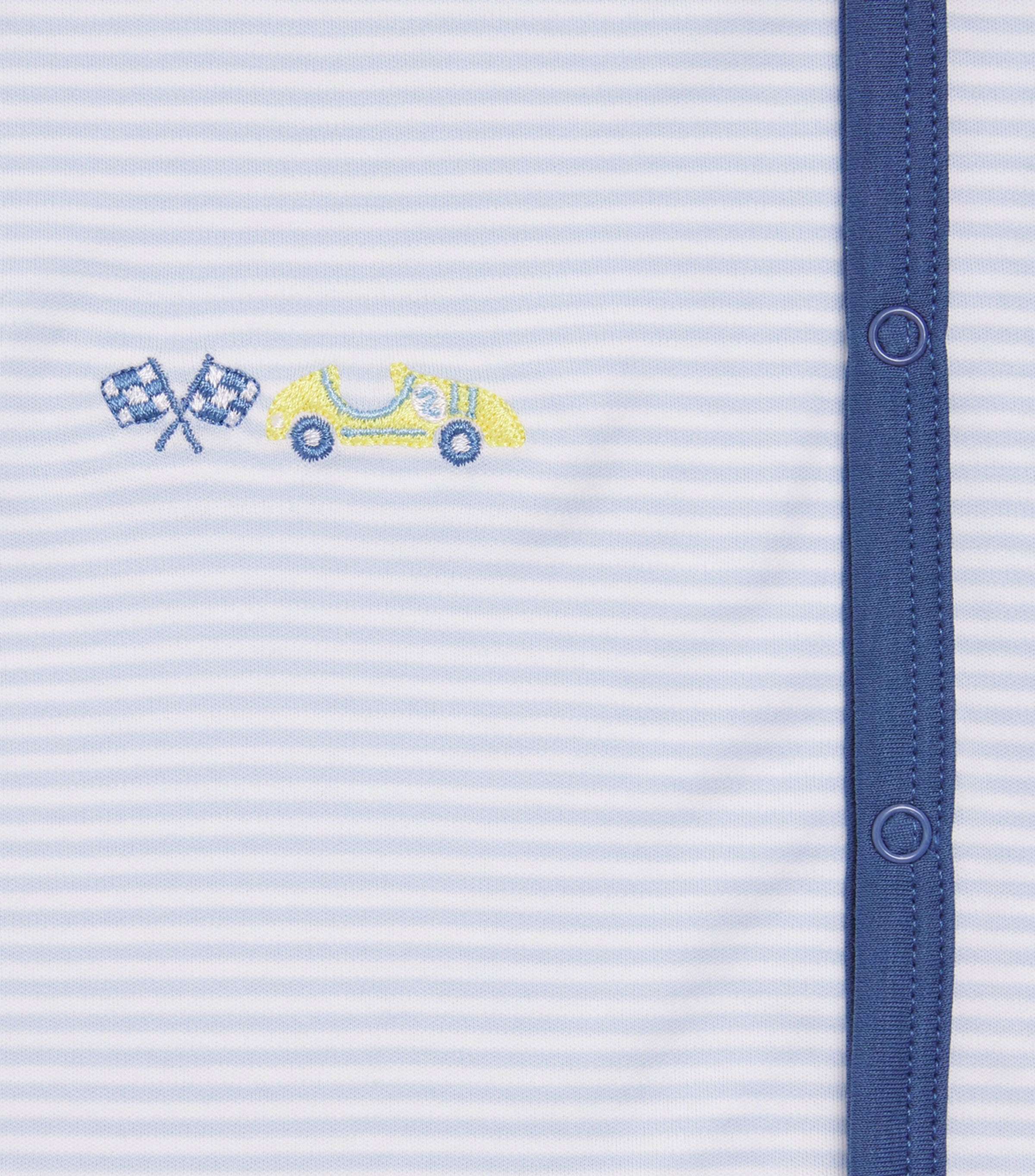 Pima Cotton Sizzling Speedway All-In-One (9 Months) K480LIGHT BLUE Image 3