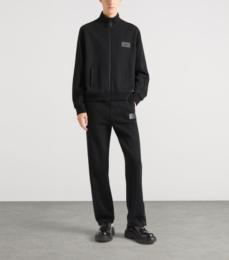 Givenchy Mens Straight Press-Stud Sweatpants Image 2