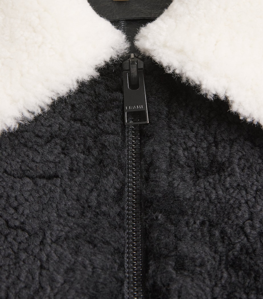 Lamb Shearling Jacket BLACK Image 5