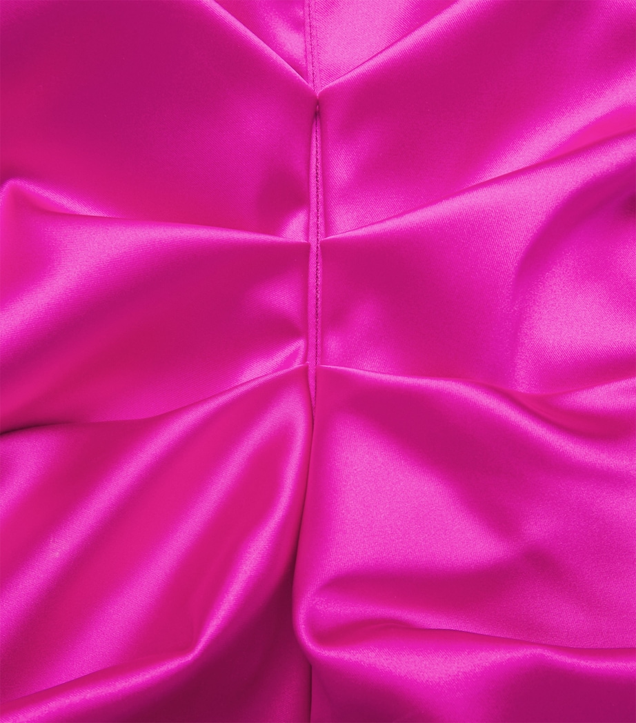 Duchesse Satin Ruched Maxi Dress RAZZMATAZZ Image 5