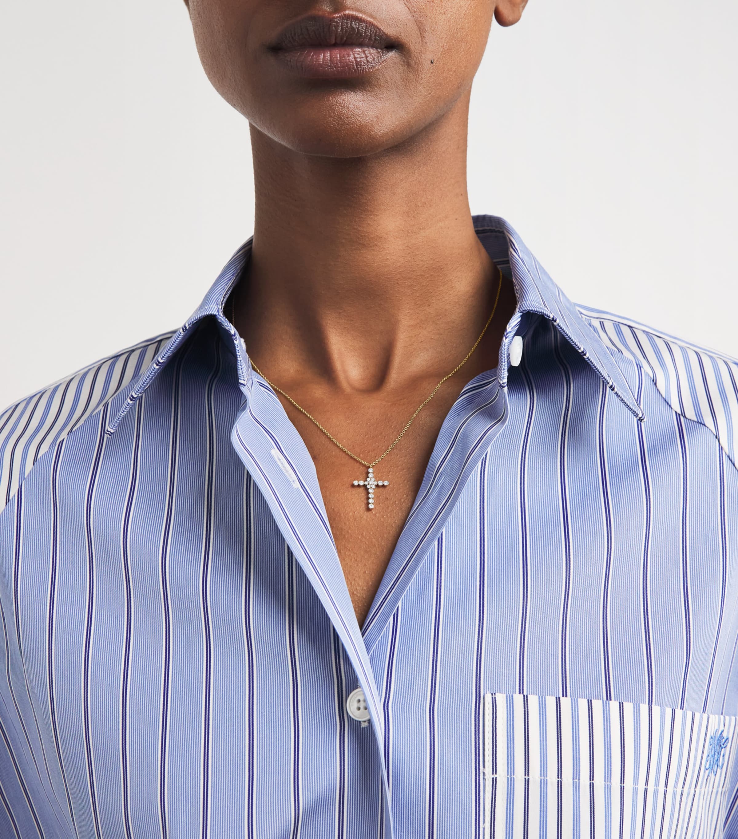 Yellow Gold and Diamond Fleur de Belle Necklace YELLOW GOLD Image 2