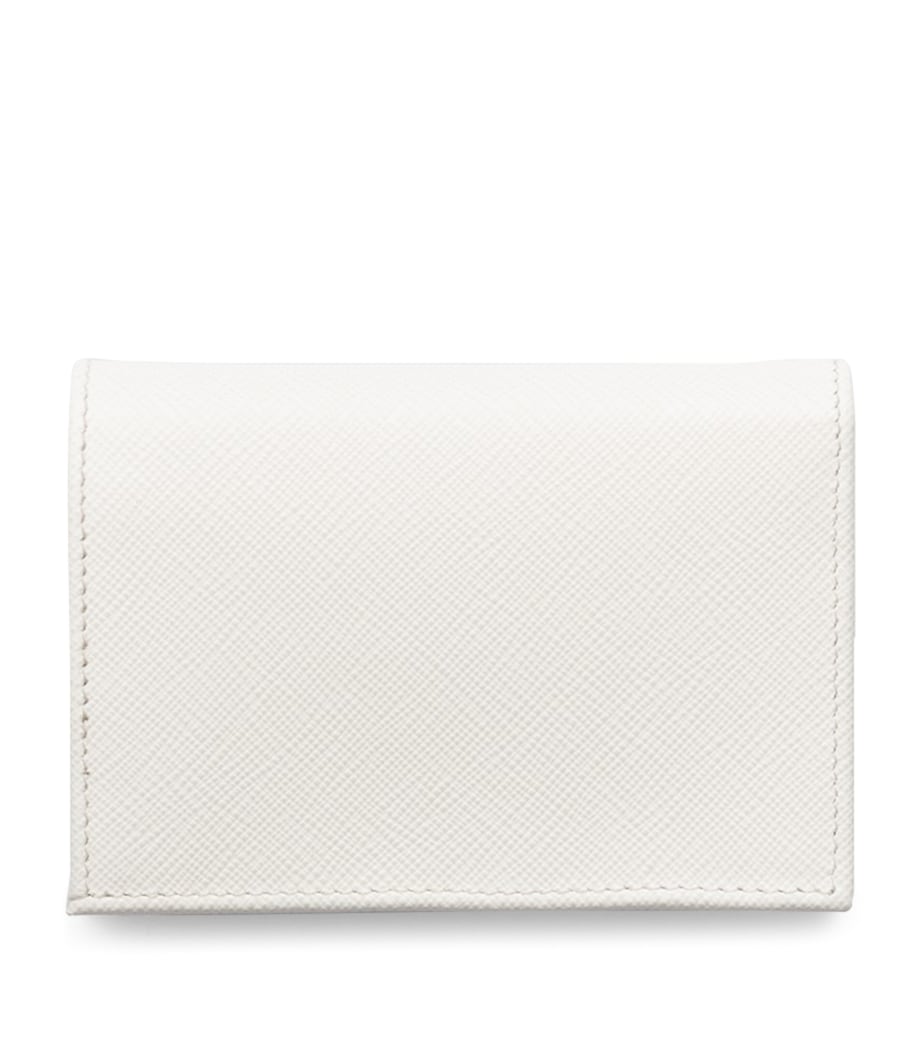 Small Saffiano Leather Bifold Wallet F0009 Image 3