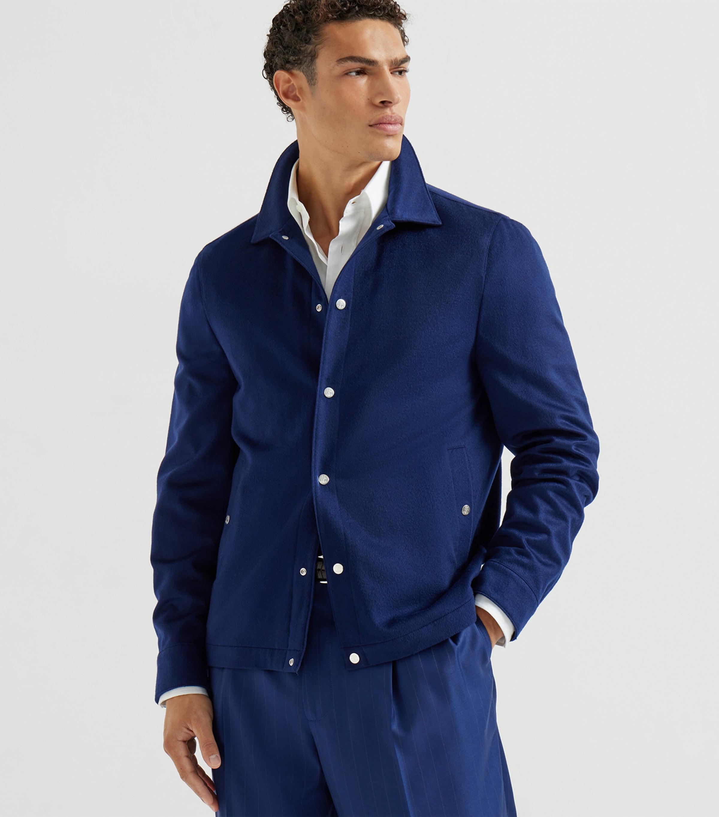 Cashmere Overshirt CA568 Image 4