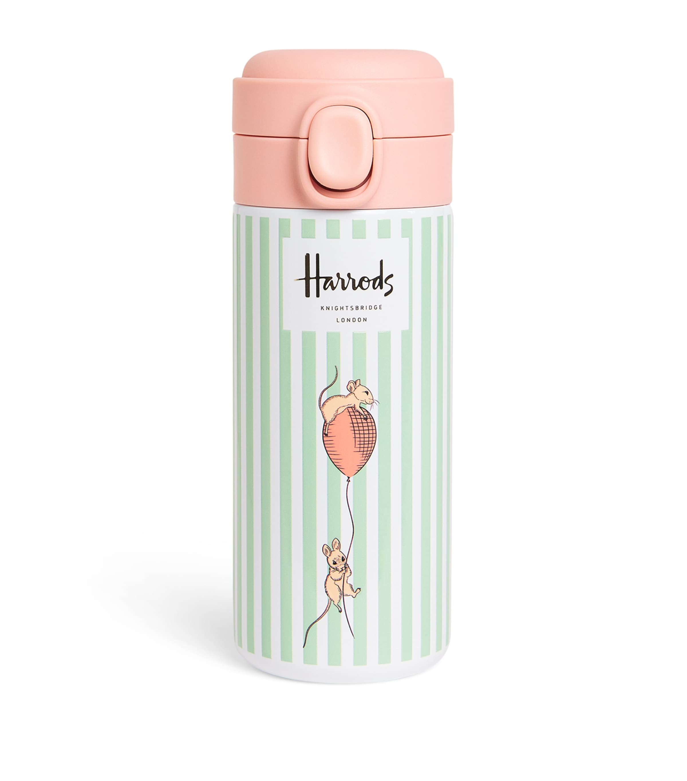Harrods Icons Water Bottle In Green