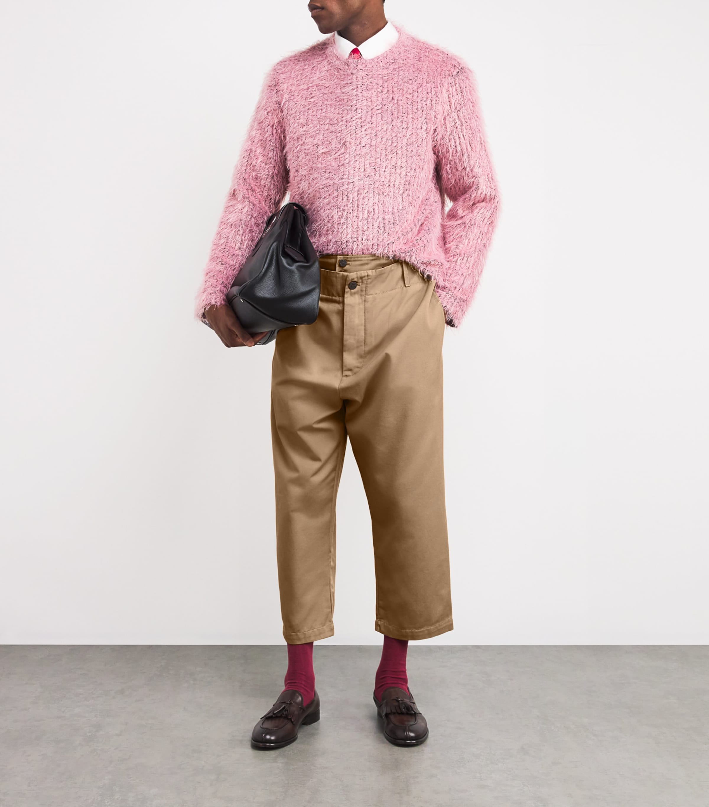 パンツ Vivienne Westwood Cropped Wide Leg Trousers Alien cropped cotton wide-leg pants in green - Vivienne