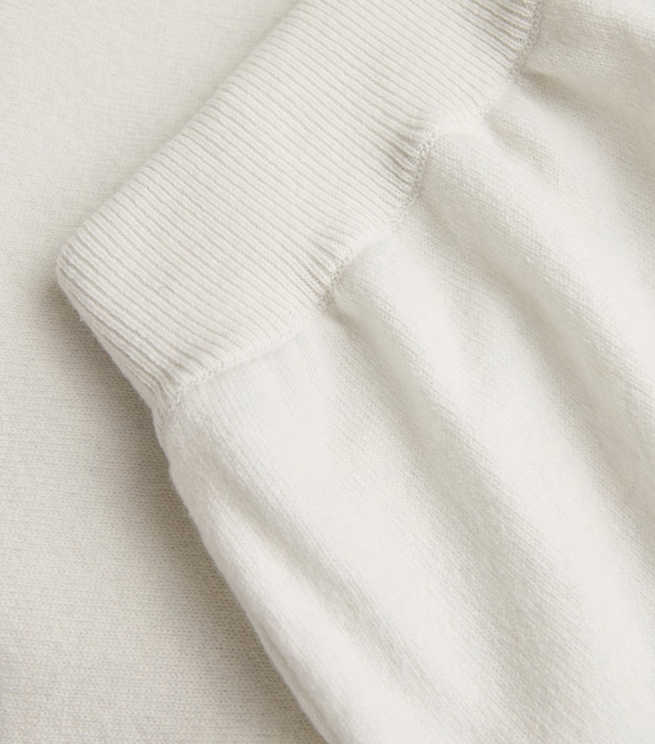 Cashmere-Blend Sweatpants HA0346 ZINC WHITE Image 5