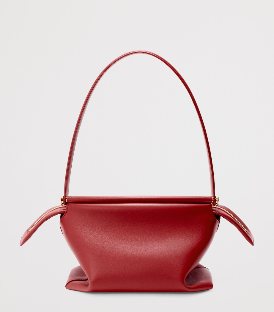 LOEWE Small Leather Whisker Shoulder Bag Carmine Red Image 5