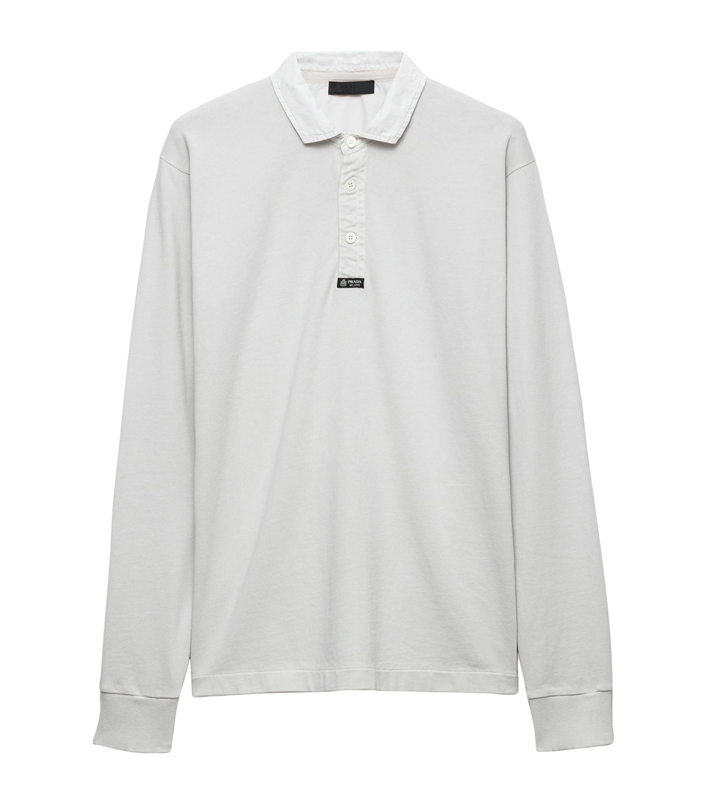 Prada Cotton Rugby Shirt Neutral