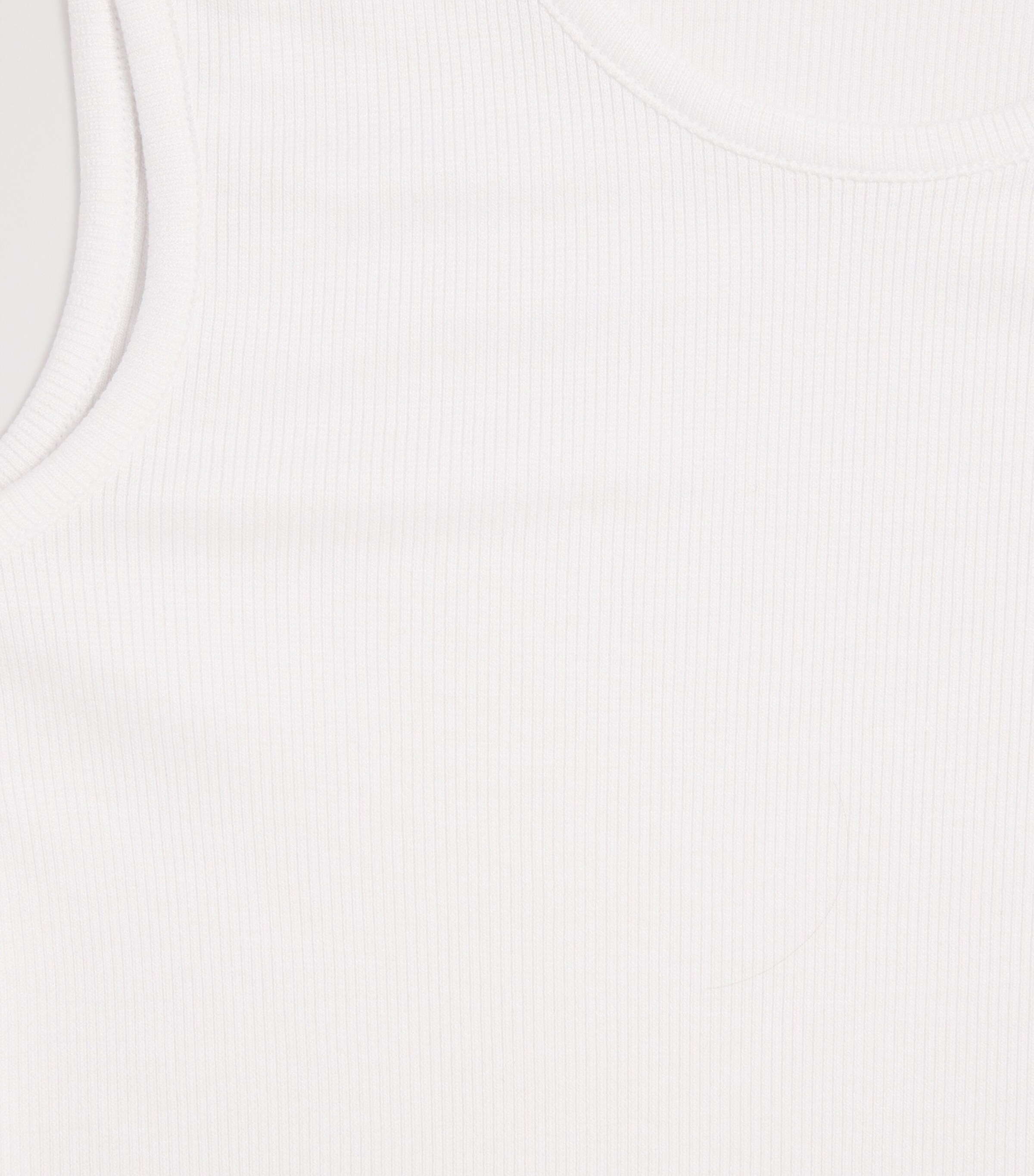 Story Loris Ribbed Tank Top (6-14 Years) Bianco Image 3