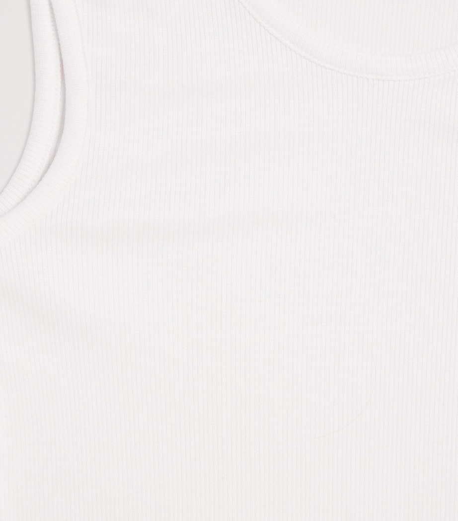 Story Loris Ribbed Tank Top (6-14 Years) Bianco Image 3