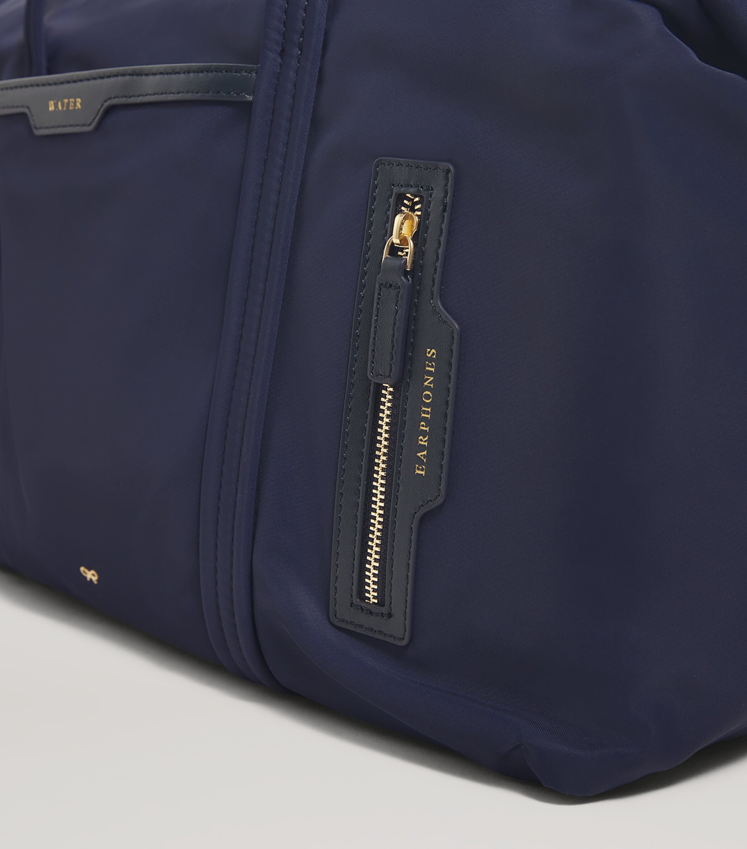 Anya Hindmarch Nylon In-Flight Travel Bag Marine Image 6