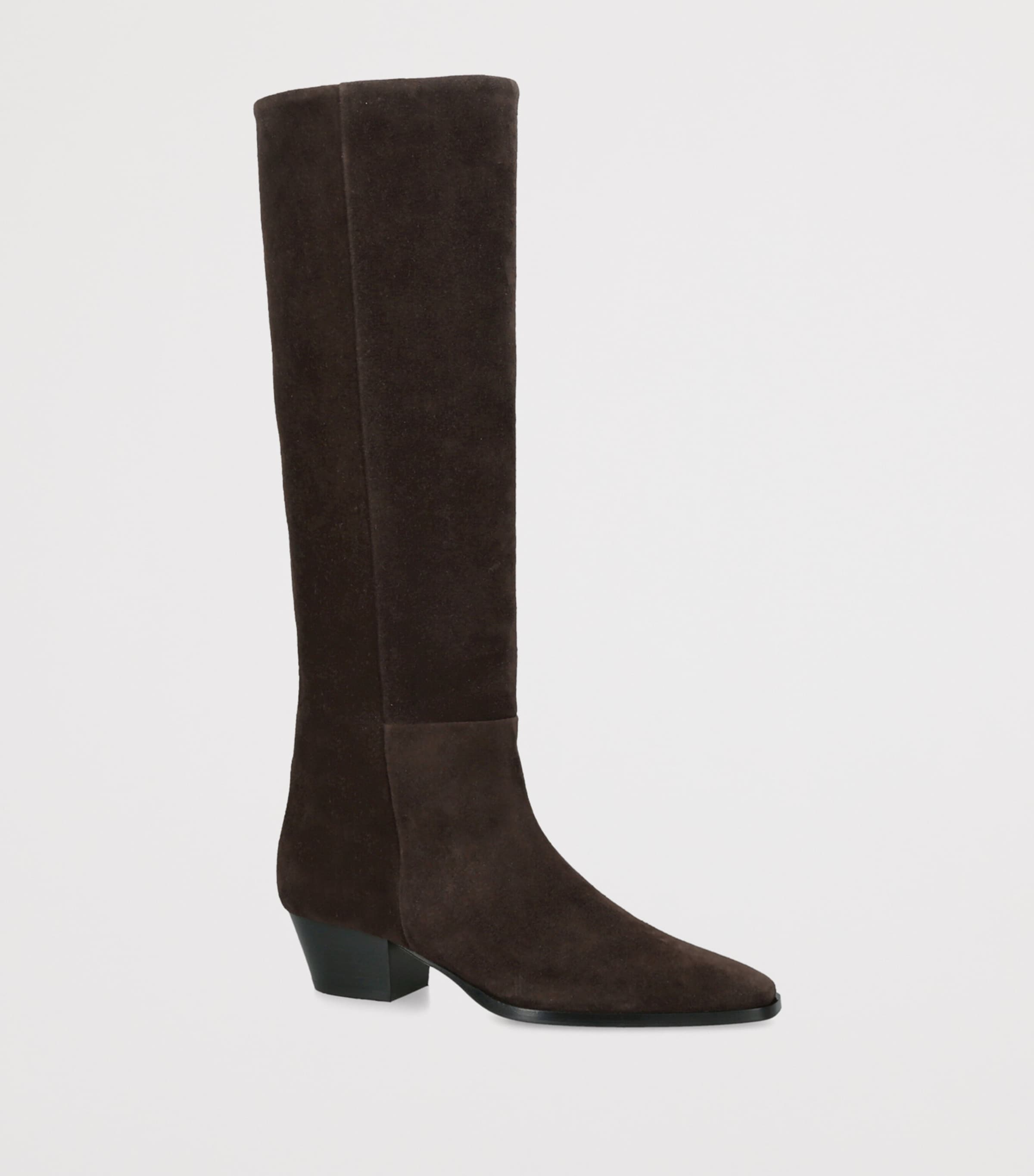 Aeyde Medea Knee High Boot 45 In Brown
