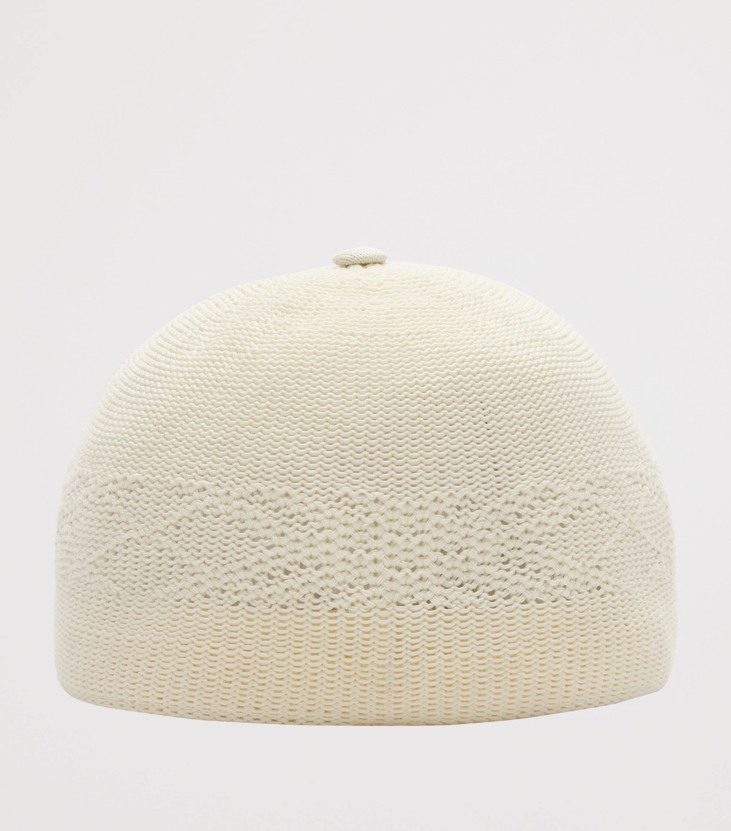 Burberry Knitted Knight Baseball Cap Ecru Image 3