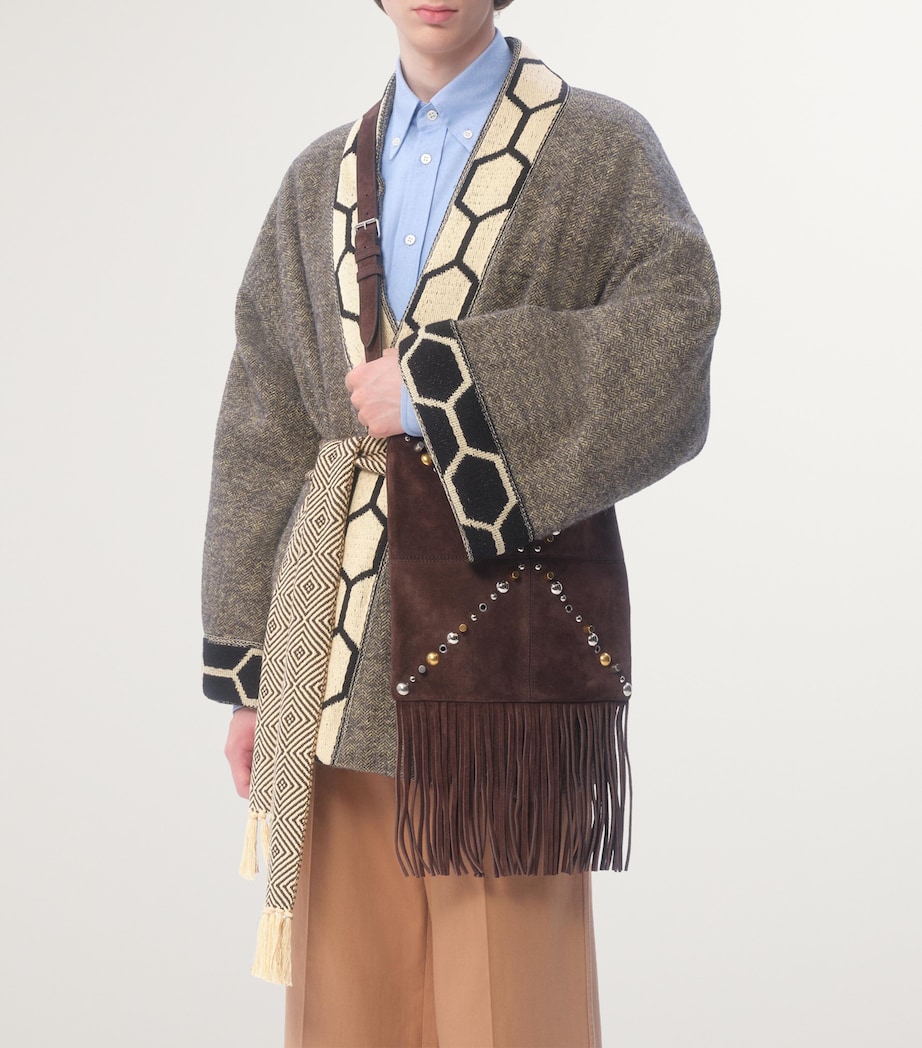 Suede Nellcote Cross-Body Bag 0TO Image 6