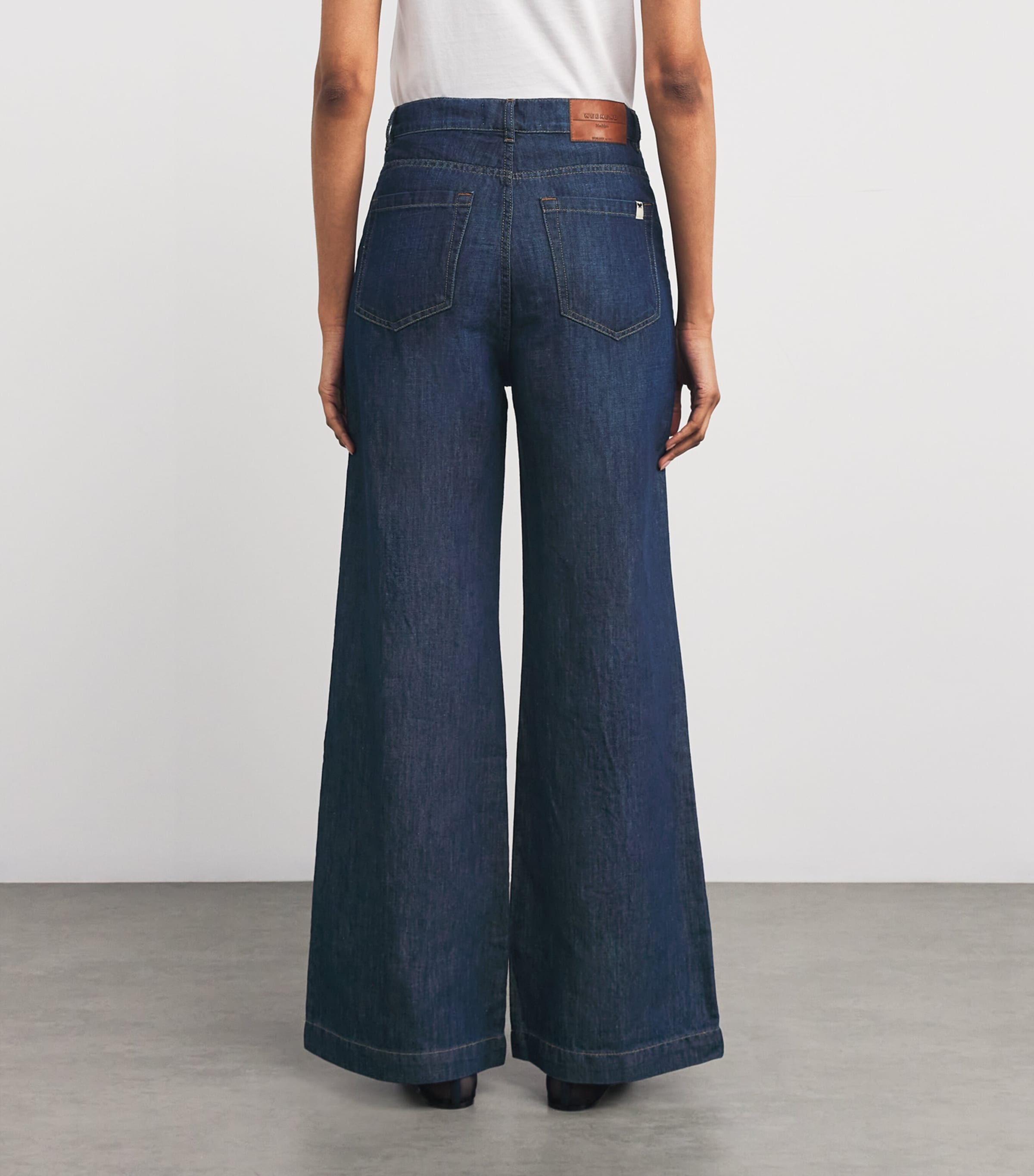 Wide-Leg Jeans NAVY Image 4