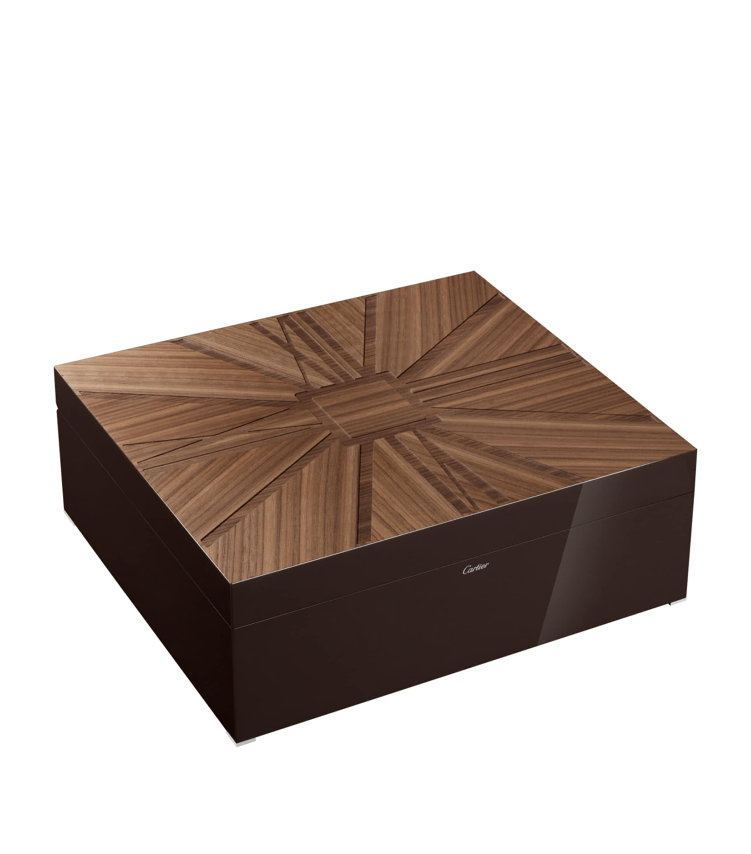 Cartier Santos de Cartier Watch and Cufflinks Box | Harrods UK