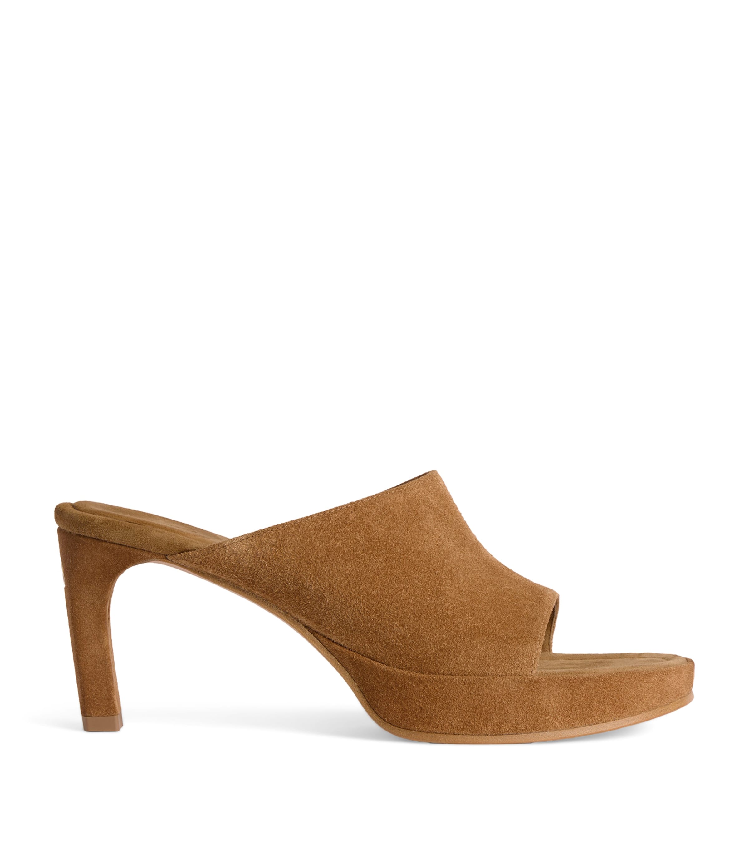 Balenciaga Suede Fargo Heeled Mules 80 Image 1