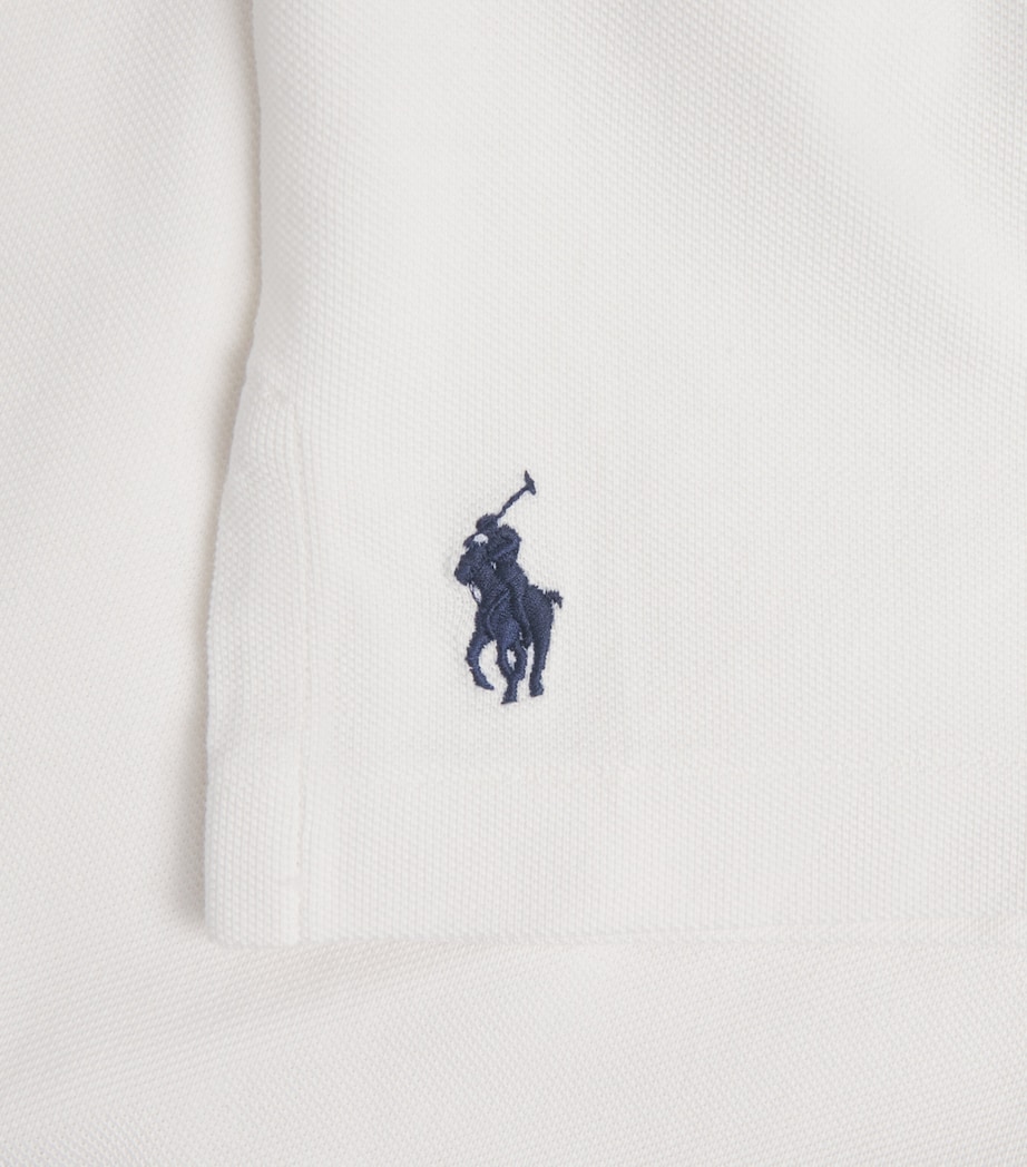 Polo Ralph Lauren Mens x Yankees Cotton Polo Shirt Deckwash White Image 6