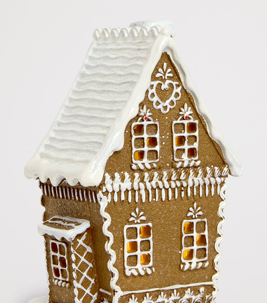 LED Gingerbread House Ornament MULTI Image 3