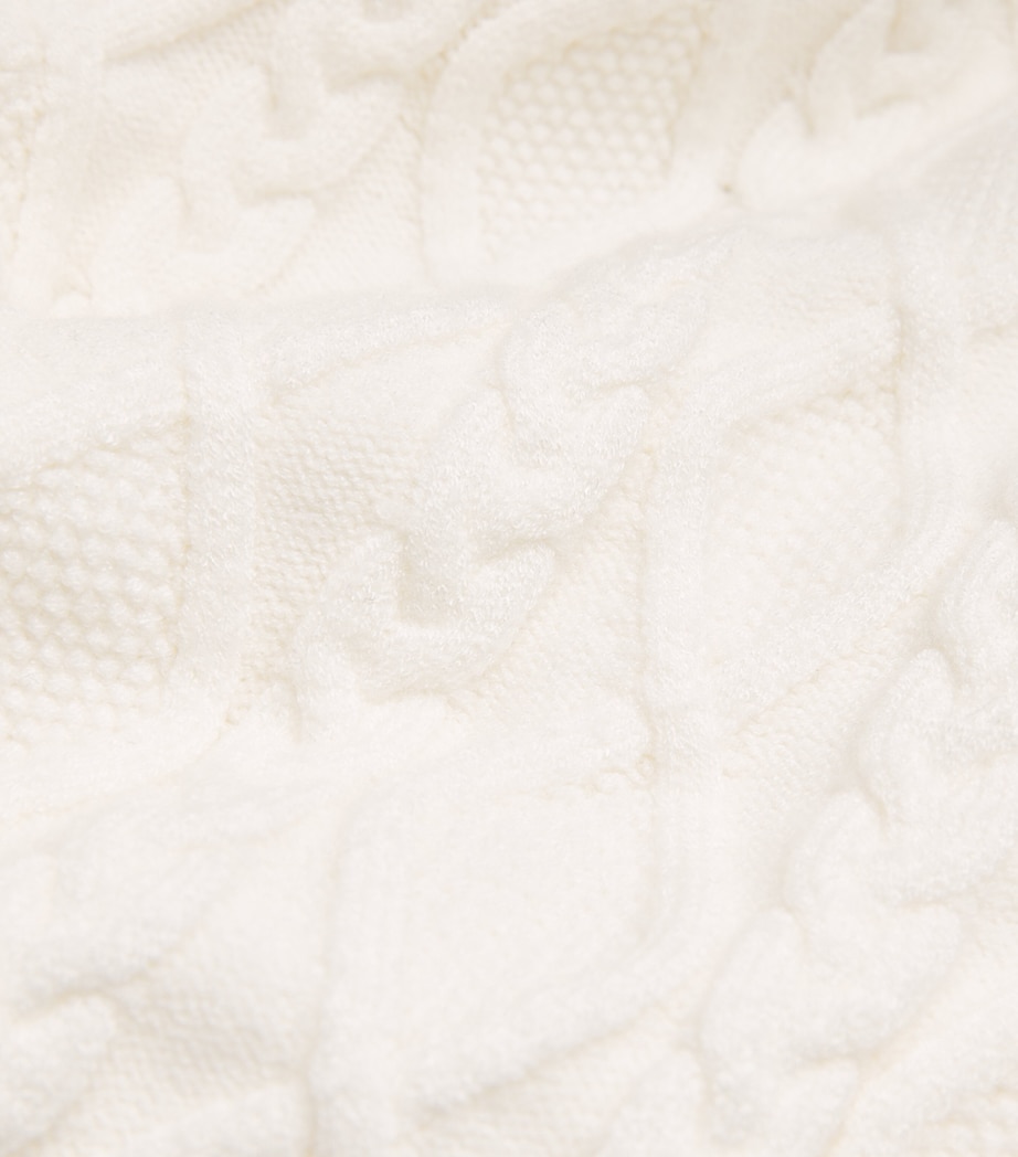 Cable-Knit Snow Bunny Trousers IVORY Image 5