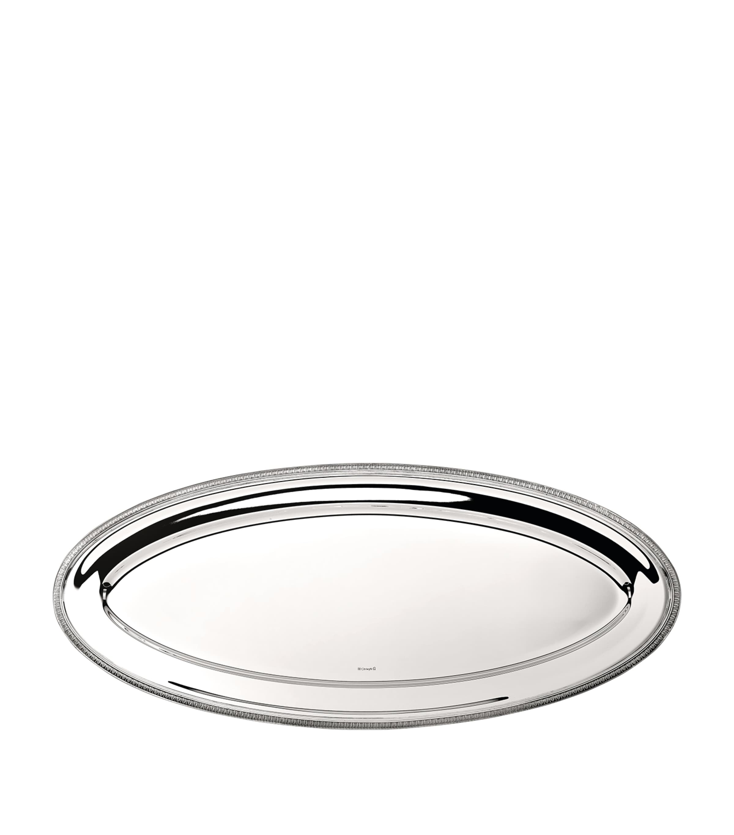 Christofle Silver-plated Malmaison Fish Platter In Silver