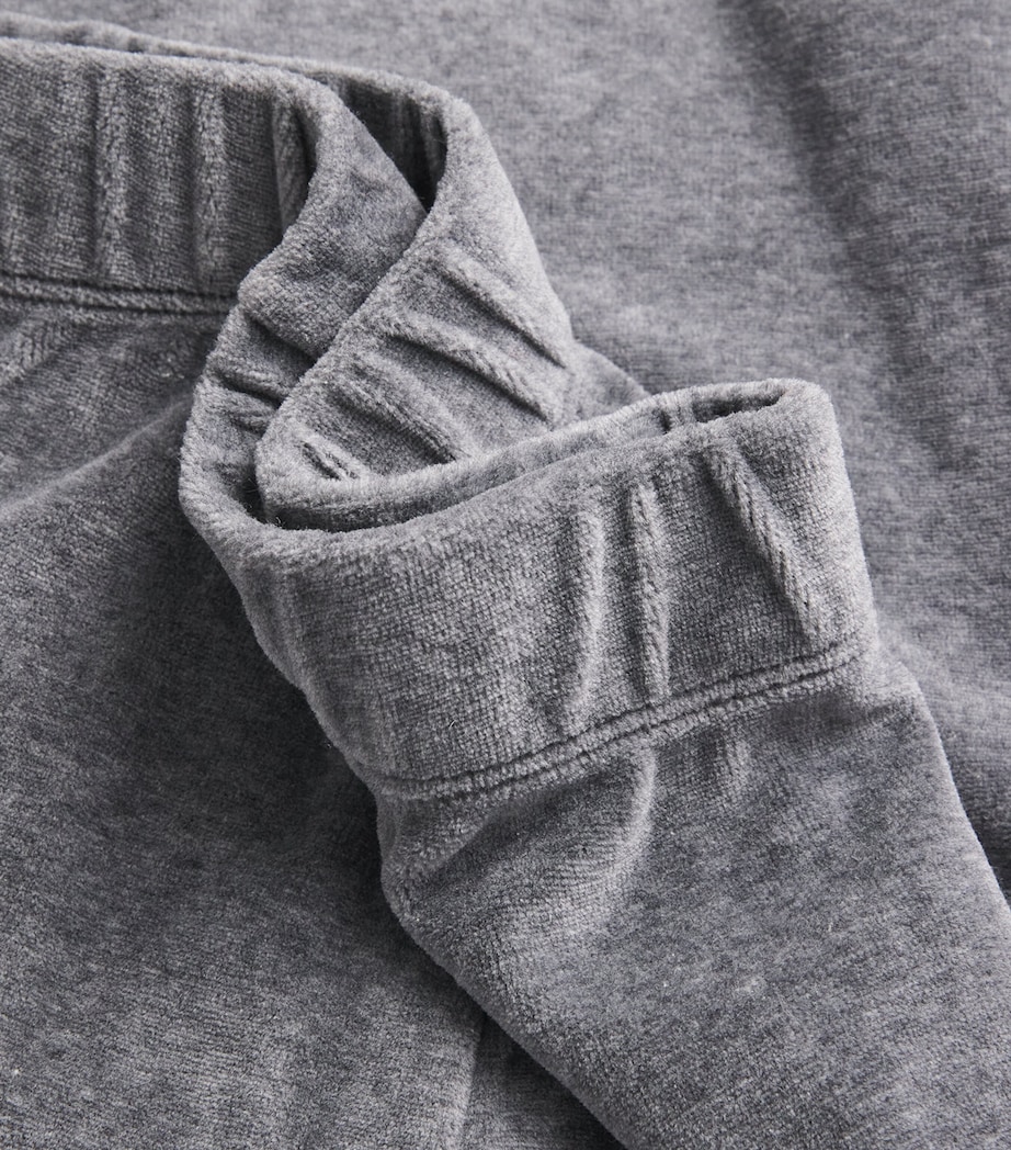 Cotton-Blend Zephyra Sweatpants CHARCOAL HEATHER Image 5