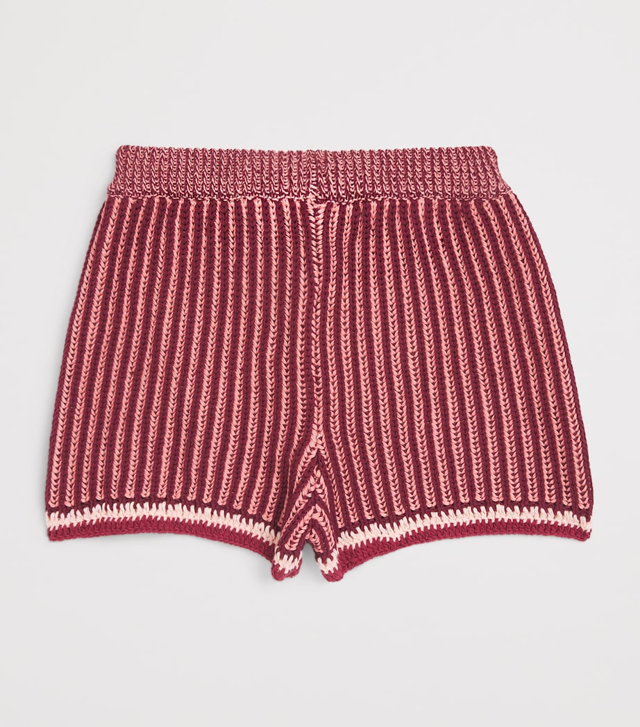 Zimmermann Kids Mahon Shorts (2-12 Years) Red Stripe Image 2