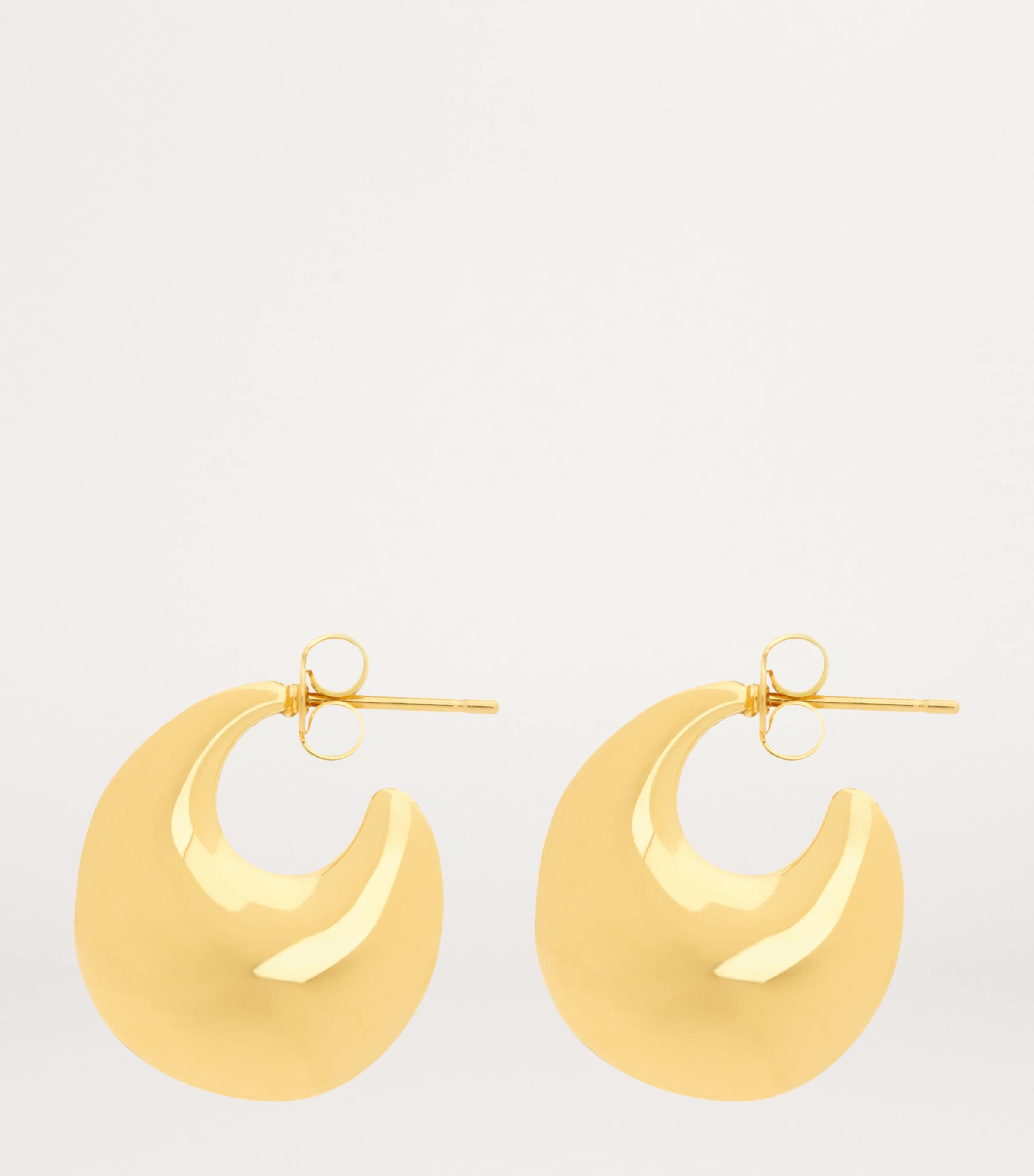 Flat Hoop Earrings 8030 Image 3